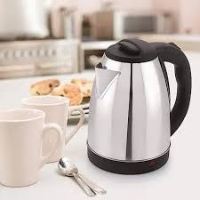 Silver Crest 2.0 Liter Glass & Stainless Steel Electric Kettle | 2000W High-Speed Boiling | Auto Shut-Off