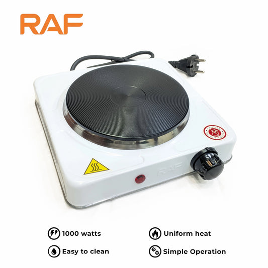 RAF Electric Hot Plate – Portable Single Burner | Fast Heating | Compact Cooking Stove